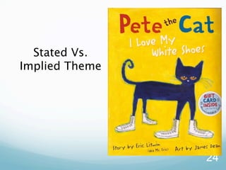 Stated Vs.
Implied Theme




                24
 