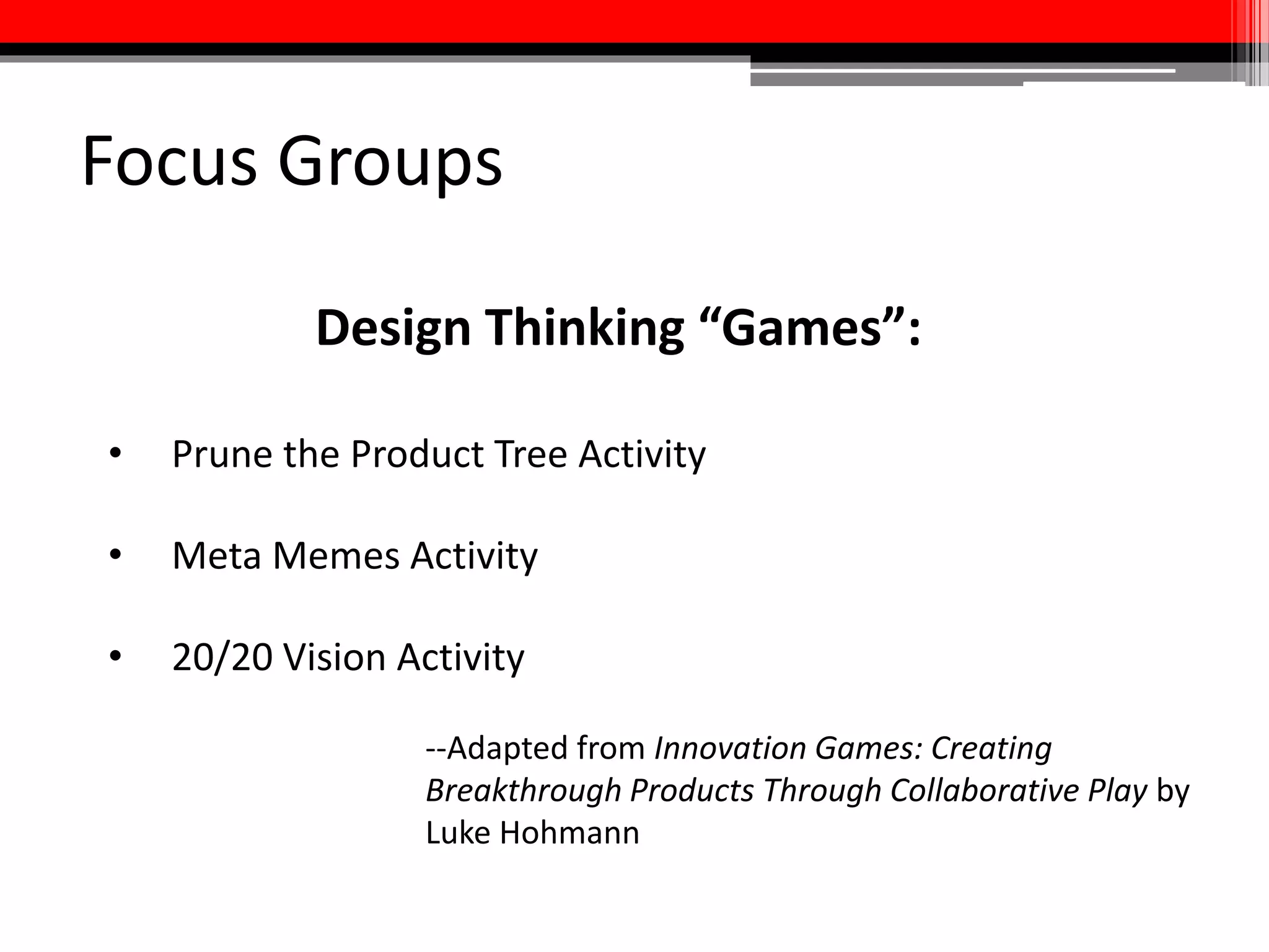 Equipment Loan Programs at
UMD
• Terrapin Learning Commons
• Library Media Services
• Stamp Technology Services Equipment
Lending Program
• Others?
 