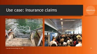 Use case: Insurance claims
Copyright Kemsley Design Ltd., 2022 24
 
