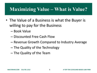 Maximizing the Value of Your Business | PPTX