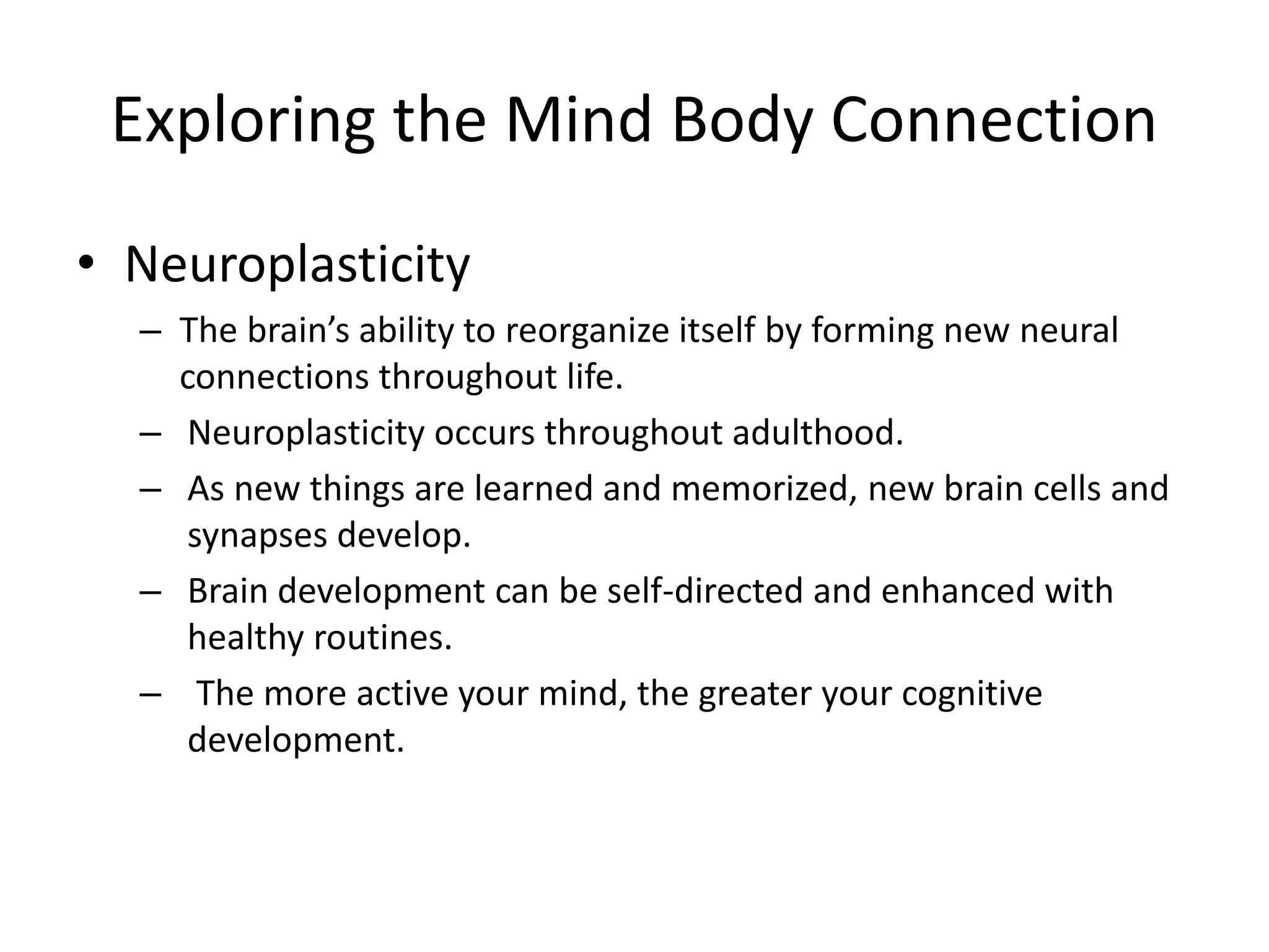 Maximizing your brain's potential | PPT