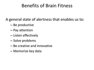 Maximizing your brain's potential | PPTX