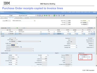 IBM Maximo - Prorate services to add loaded costs to items in inventory ...