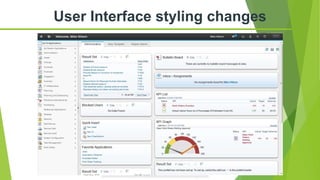 User Interface styling changes
 