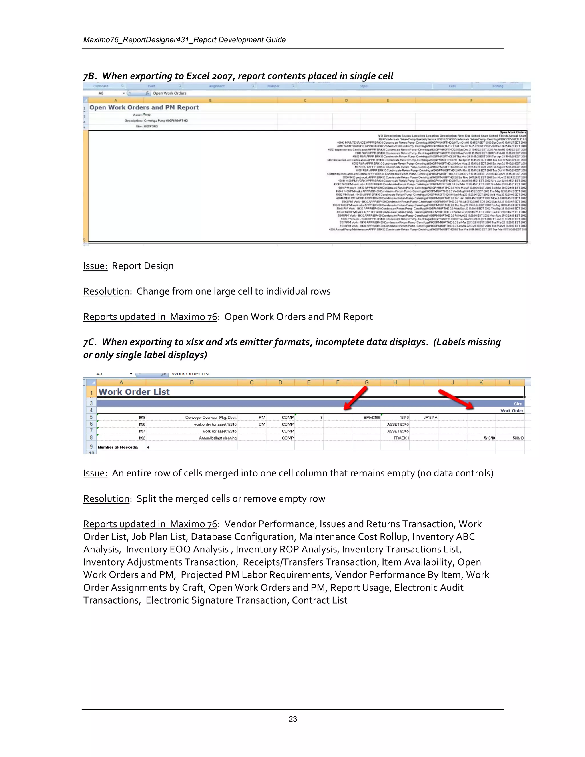 Maximo76 designer431 report development guide_rev8 | PDF