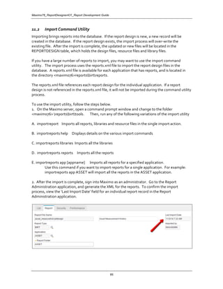 Maximo76 designer431 report development guide_rev8 | PDF