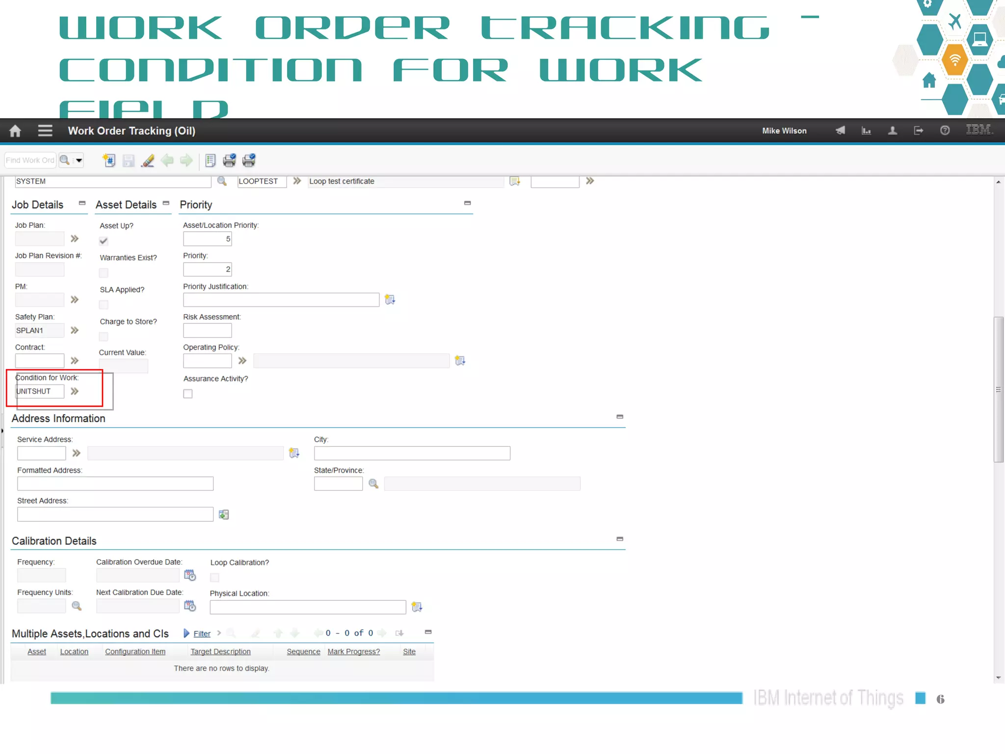 Maximo Oil and Gas 7.6.1 HSE: Condition for Work Prioritization Matrix ...
