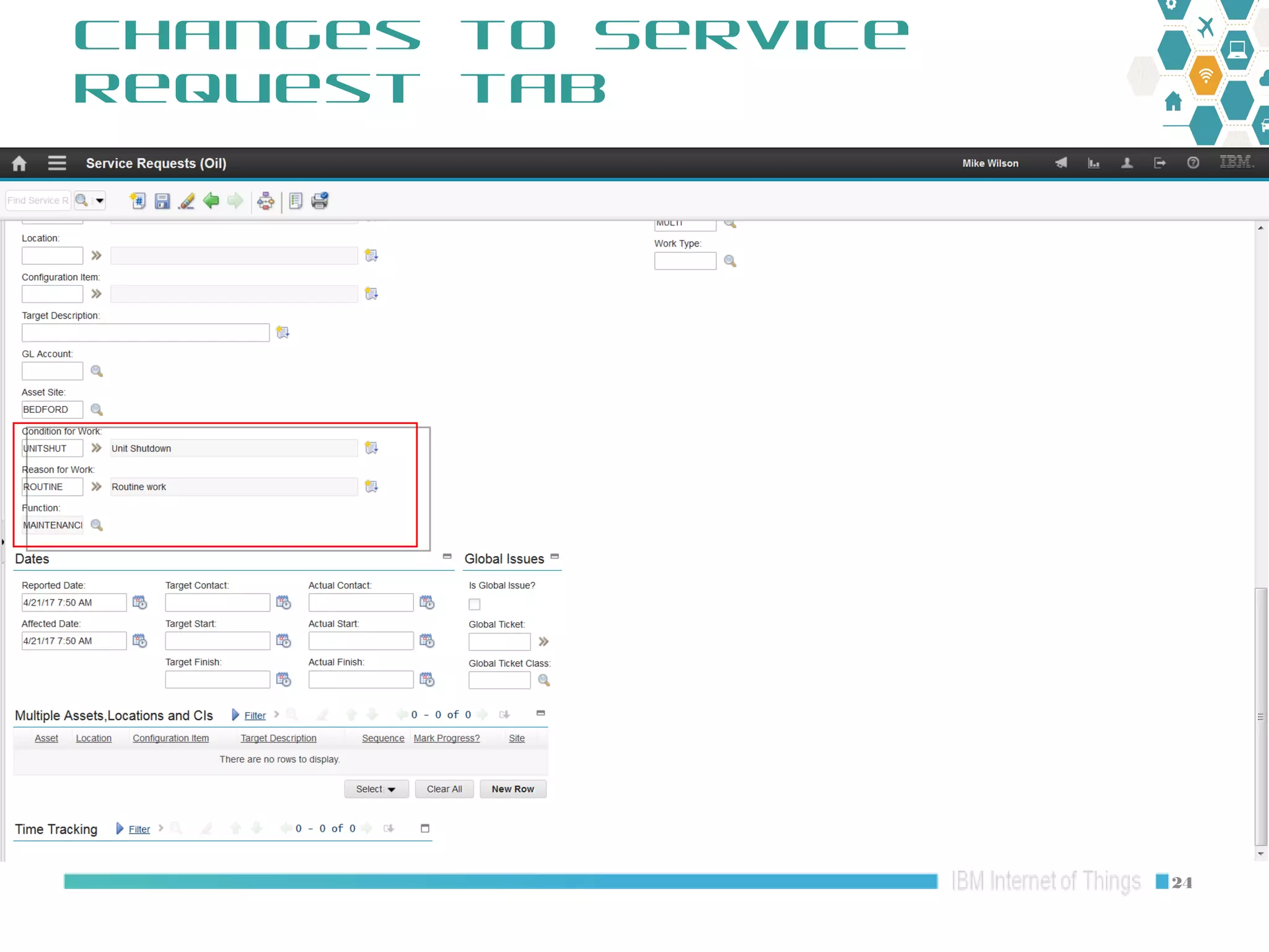 Maximo Oil and Gas 7.6.1 HSE: Defects & Service Requests | PPT