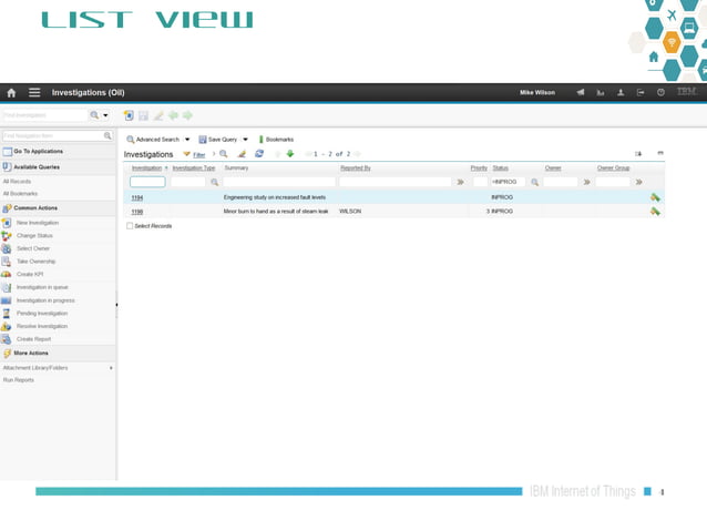 Maximo Oil and Gas 7.6.1 HSE: Investigations overview | PPT | Business ...