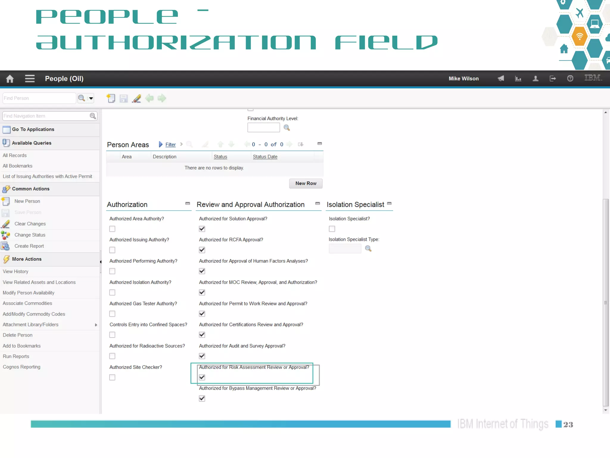 Maximo Oil and Gas 7.6.1 HSE: Risk Assessment Risk Matrix Overview | PPT