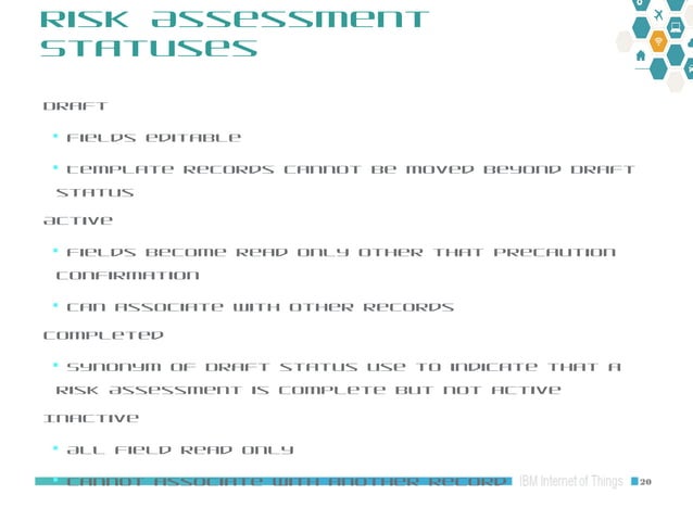 Maximo Oil and Gas 7.6.1 HSE: Risk Assessment Risk Matrix Overview | PPT