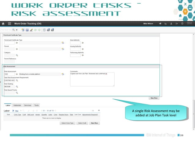 Maximo Oil and Gas 7.6.1 HSE: Risk Assessment Risk Matrix Overview | PPT