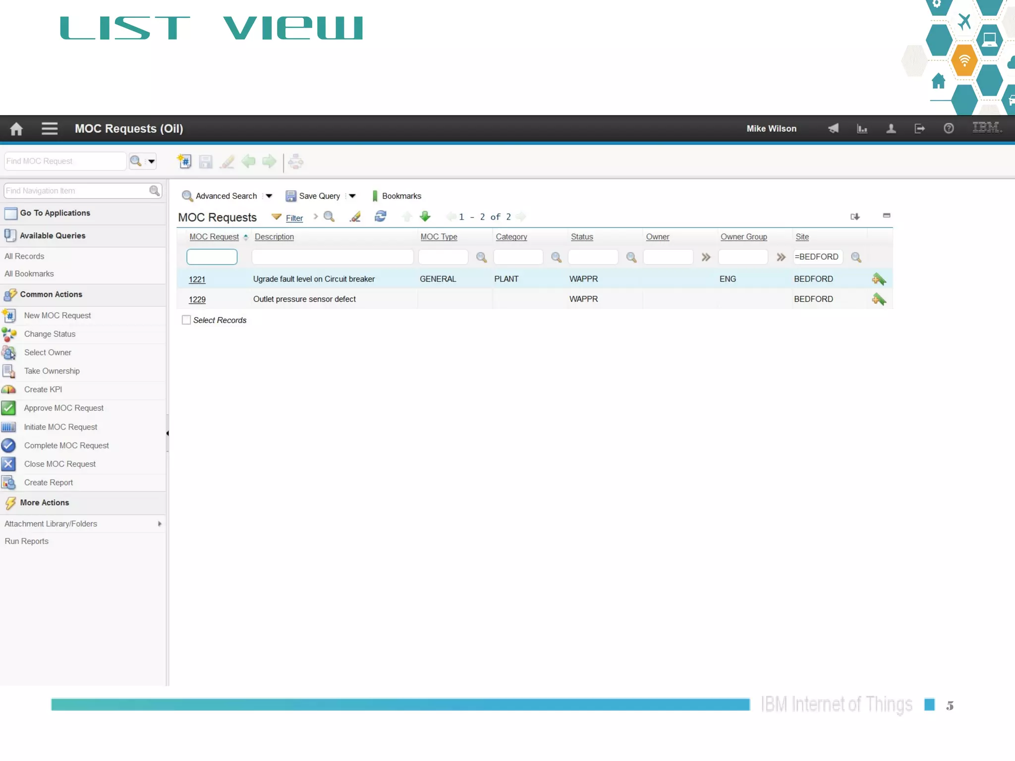 Maximo Oil and Gas 7.6.1 HSE: Change Module Overview | PPT