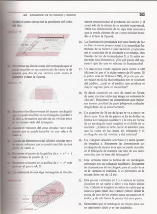 Maximos y minimos de swokowski