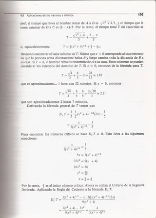 Maximos y minimos de swokowski