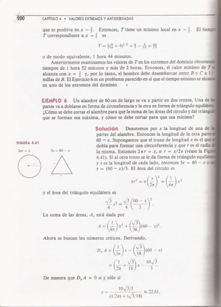 Maximos y minimos de swokowski