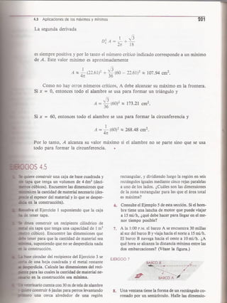 Maximos y minimos de swokowski