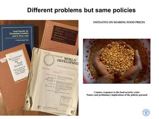 Different problems but same policies
 