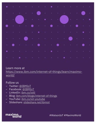 IBM at MaximoWorld 2018: Journey Map | PDF