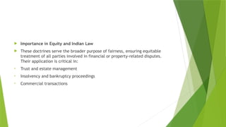 Maxims and their Development in law of Equity | PPTX
