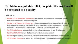 Maxims and their Development in law of Equity | PPTX