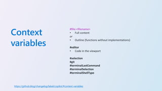 If your code could speak, what would it tell you? Let GitHub Copilot ...