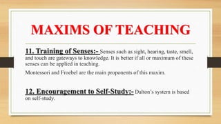Maxims of Teaching teacher training technology.pptx