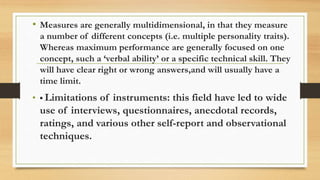 Types of Assessment Maximum and Typical performance | PPTX ...