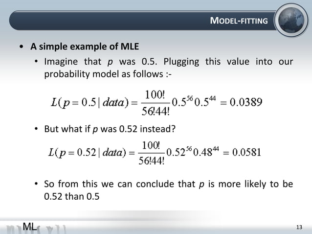 Introduction to Maximum Likelihood Estimator | PPT