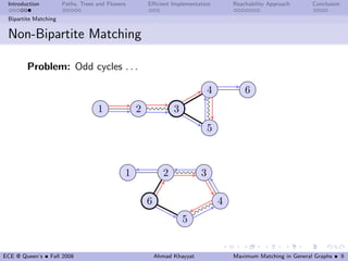 Maximum Matching in General Graphs | PDF
