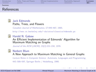 Maximum Matching in General Graphs | PDF
