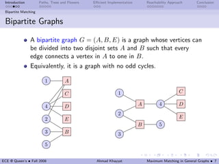 Maximum Matching in General Graphs | PDF