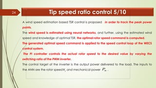 Maximum power point tracking algorithms for wind energy systems | PDF
