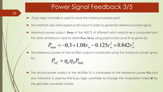 Maximum power point tracking algorithms for wind energy systems | PDF
