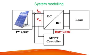 Maximum power point tracking system for photovoltaic systems | PPTX