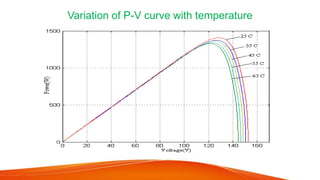 Maximum power point tracking system for photovoltaic systems | PPTX