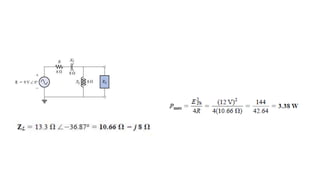 Maximum power tr. theorem | PPTX