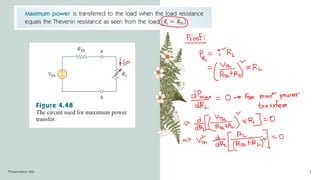 Maximum Power Transfer Pdf