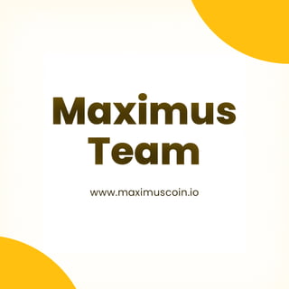 Maximus Coin $MXZ users