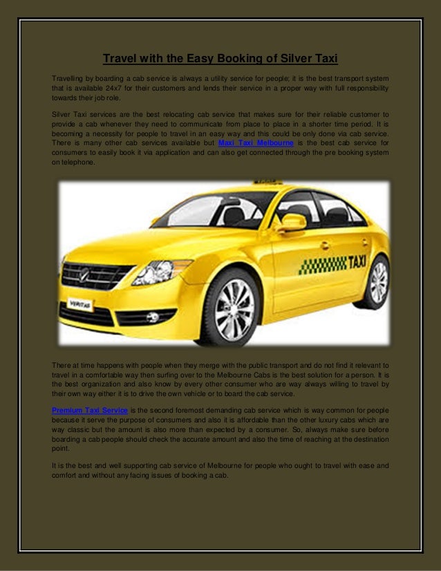 Maxi Taxi Melbourne Premium Taxi Service Silver Taxi Melbourne
