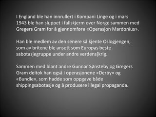Operasjon Mardonius Max Manus | PPT