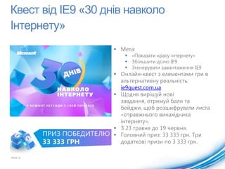 Приклади акцій «Майкрософт Україна»