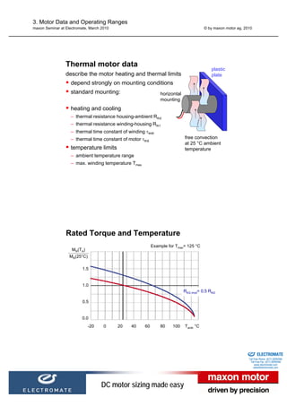 Maxon dc motor sizing made easy presentation english version march 2010 ...
