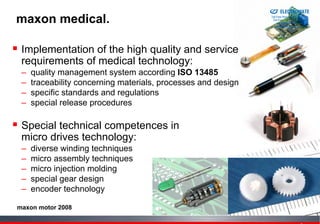Maxon Plus Injection Maxon Medical presentation may 2009 | PDF