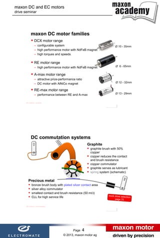 Maxon presentation sizing of dc servo motors for extreme environment ...