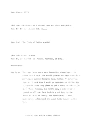 Max payne game script | DOCX