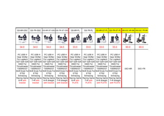 GS-6R-GSC GS-7R-GSC GS-6R-ST-GSC GS-7R-ST-GSC GS-6R-PL GS-7R-PL GS-6R-ST-PL GS-7R-ST-PL HB-03C-6R-BK HB-03C-7R-BK
34.0 34.0 34.0 34.0 33.0 33.0 33.0 33.0 60.0 60.0
PC USB H
Gear Shifter
For Logitech
G27 G29 G25
G920 For
Thrustmaster
T300RS/GT
Shift Knob For
ETS2
Simracing
Racing Game
6+R with
bracket
PC USB H
Gear Shifter
For Logitech
G27 G29 G25
G920 For
Thrustmaster
T300RS/GT
Shift Knob For
ETS2
Simracing
Racing Game
7+R with
bracket
PC USB H
Gear Shifter
For Logitech
G27 G29 G25
G920 For
Thrustmaster
T300RS/GT
Shift Knob For
ETS2
Simracing
Racing Game
6+R straight
with bracket
PC USB H
Gear Shifter
For Logitech
G27 G29 G25
G920 For
Thrustmaster
T300RS/GT
Shift Knob For
ETS2
Simracing
Racing Game
7+R straight
with bracket
PC USB H
Gear Shifter
For Logitech
G27 G29 G25
G920 For
Thrustmaster
T300RS/GT
Shift Knob For
ETS2
Simracing
Racing Game
6+R with
PLATE
PC USB H
Gear Shifter
For Logitech
G27 G29 G25
G920 For
Thrustmaster
T300RS/GT
Shift Knob For
ETS2
Simracing
Racing Game
7+R with
PLATE
PC USB H
Gear Shifter
For Logitech
G27 G29 G25
G920 For
Thrustmaster
T300RS/GT
Shift Knob For
ETS2
Simracing
Racing Game
6+R straight
with PLATE
PC USB H
Gear Shifter
For Logitech
G27 G29 G25
G920 For
Thrustmaster
T300RS/GT
Shift Knob For
ETS2
Simracing
Racing Game
7+R straight
with PLATE
03C+6R 03C+7R
 