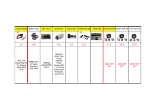 H-06-M18-RD BOV-FV-BL MT-TA-01 MT-FP-01 BR-01-BK FPB005-BK-MB PIPE-X99 OFK01-AN6-BK OFK01-AN8-BK OFK01-AN10-BK
2.9 18.5 9.0 7.0 30.0 17.6 20.5 27.5
Auto Tow
HooK Ring Kit
For Subaru
WRX/WRX
M18
40MM blow
off valve
aluminum
float valve
TIMING
ADJUSTER
IACV
Gasoline
Motor Fuel
Pump
Injection
Pump
Yamaha Mio
J Z M3 Fino
Xride Aerox
Nmax Mx
Vixion R15
AN6 10TF
SET
AN8 10TF
SET
AN10 10TF
SET
 