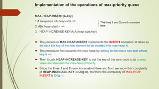 Max priority queue | PPT