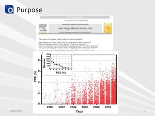 Purpose
11/03/2015 2
 